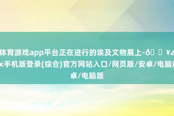 体育游戏app平台正在进行的埃及文物展上-🔥ayx手机版登录(综合)官方网站入口/网页版/安卓/电脑版