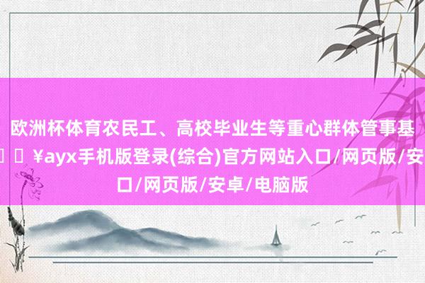 欧洲杯体育农民工、高校毕业生等重心群体管事基本理解-🔥ayx手机版登录(综合)官方网站入口/网页版/安卓/电脑版